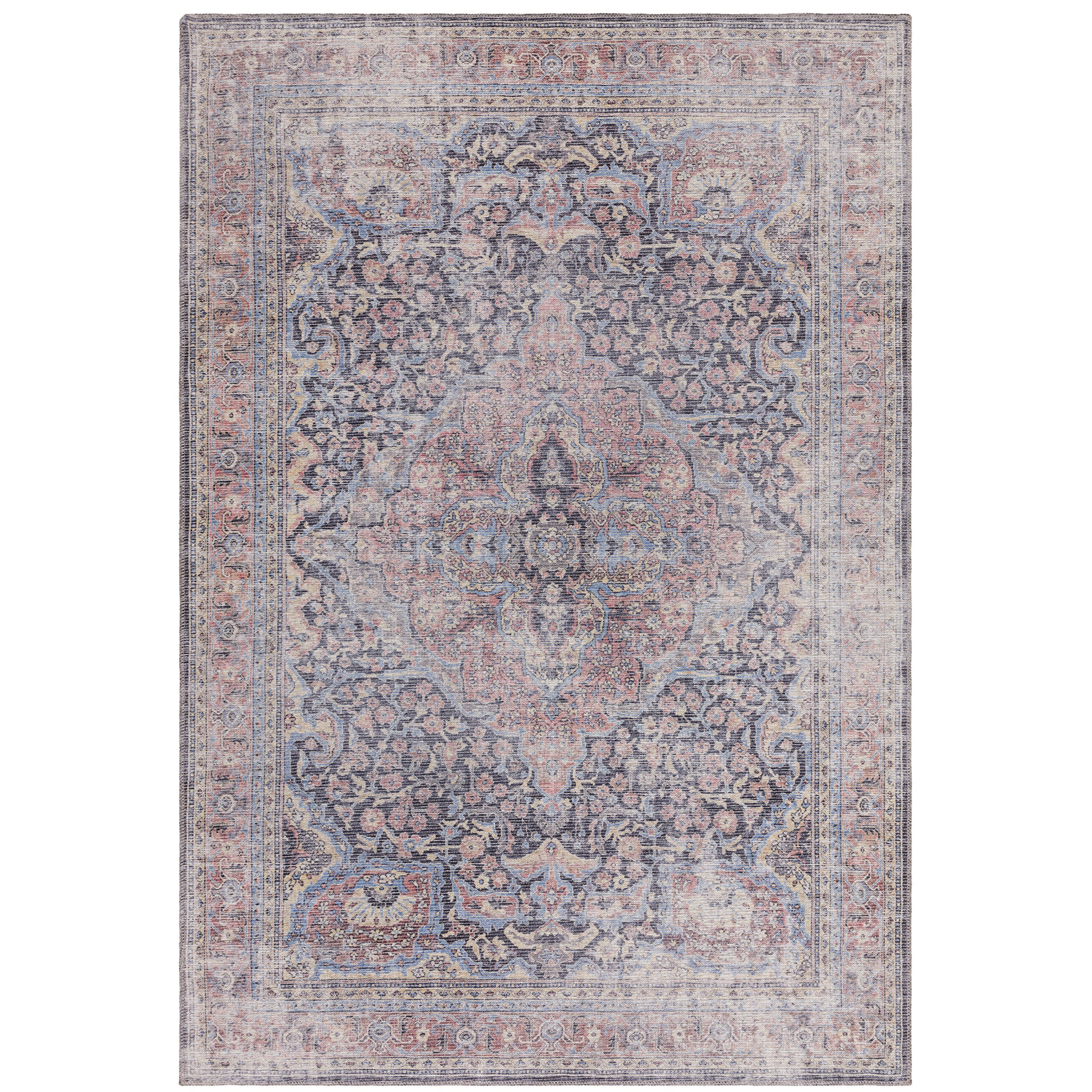 Vintage Persian Style Washable Rug