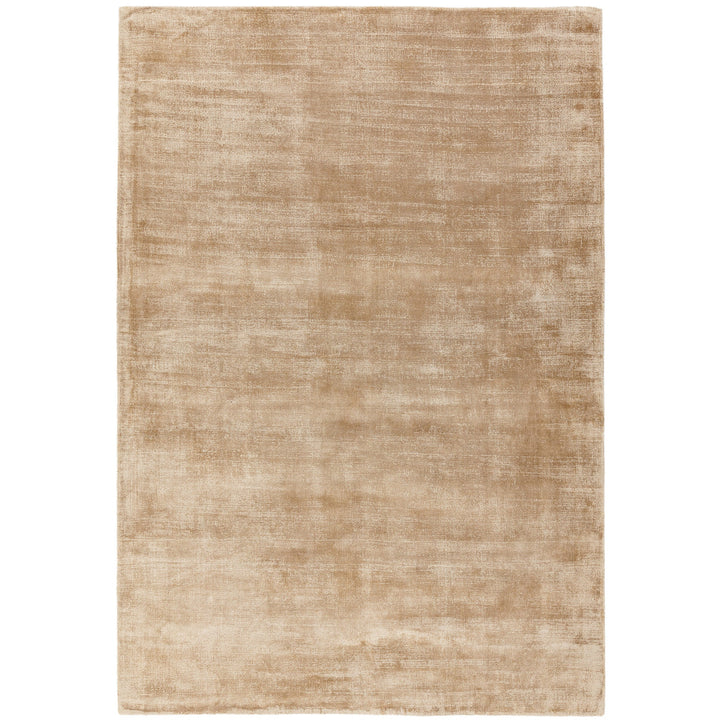 Luxury handwoven viscose rug, in champagne colour, with a tip sheared finish giving a vintage effect. Size - Extra Large   Pile Height: 7mm   Dimensions: 2400 x 3400 mm    100% Viscose   Hand Woven in India   Delivery: 5-7 days