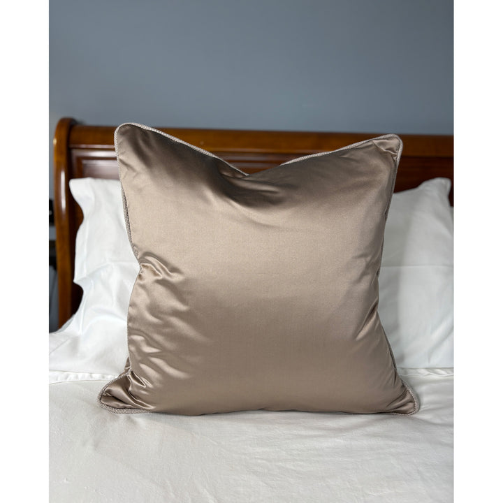 Luxury Satin Fabric Bed Cushion