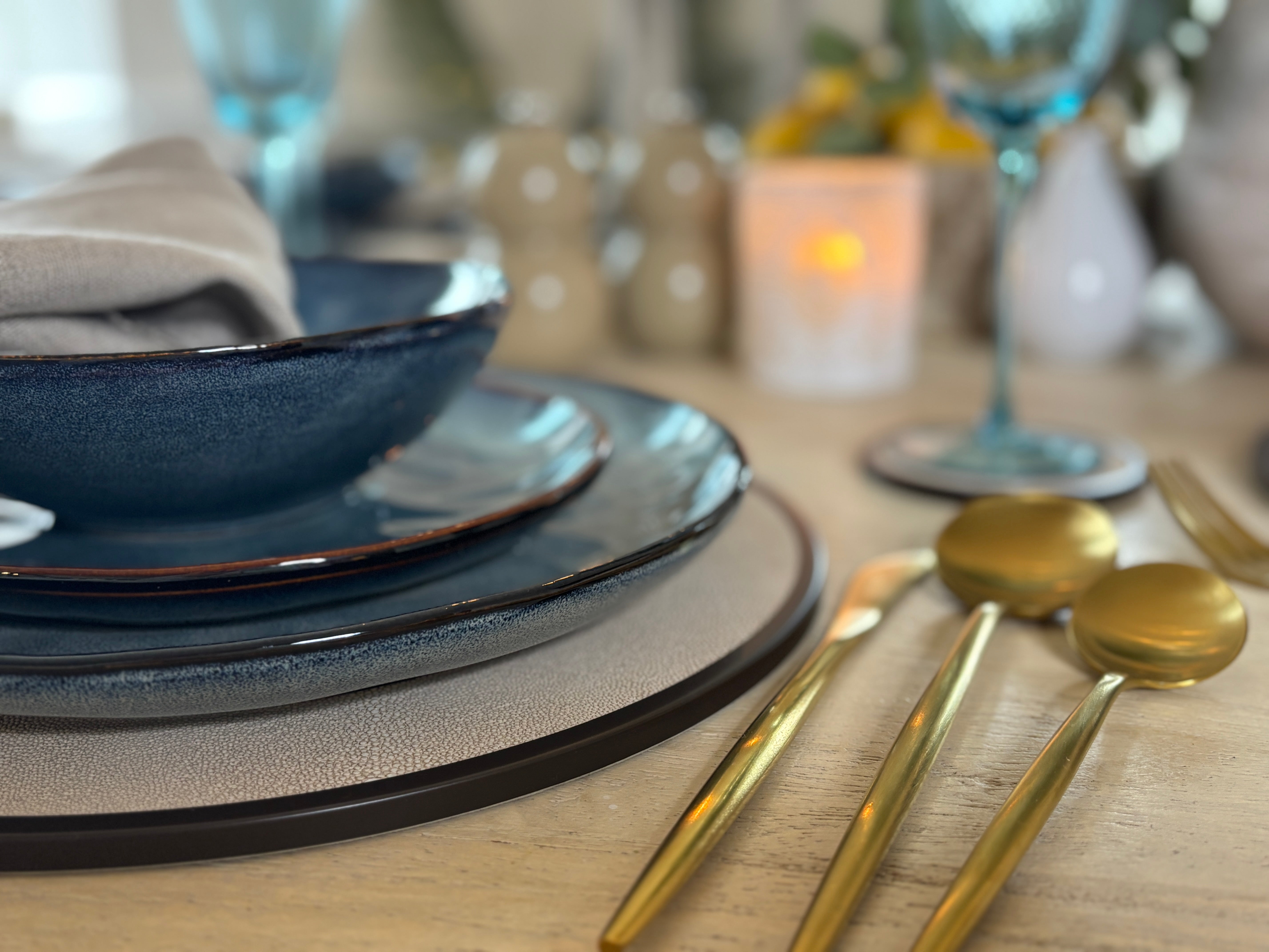 Retro Gold Cutlery Set