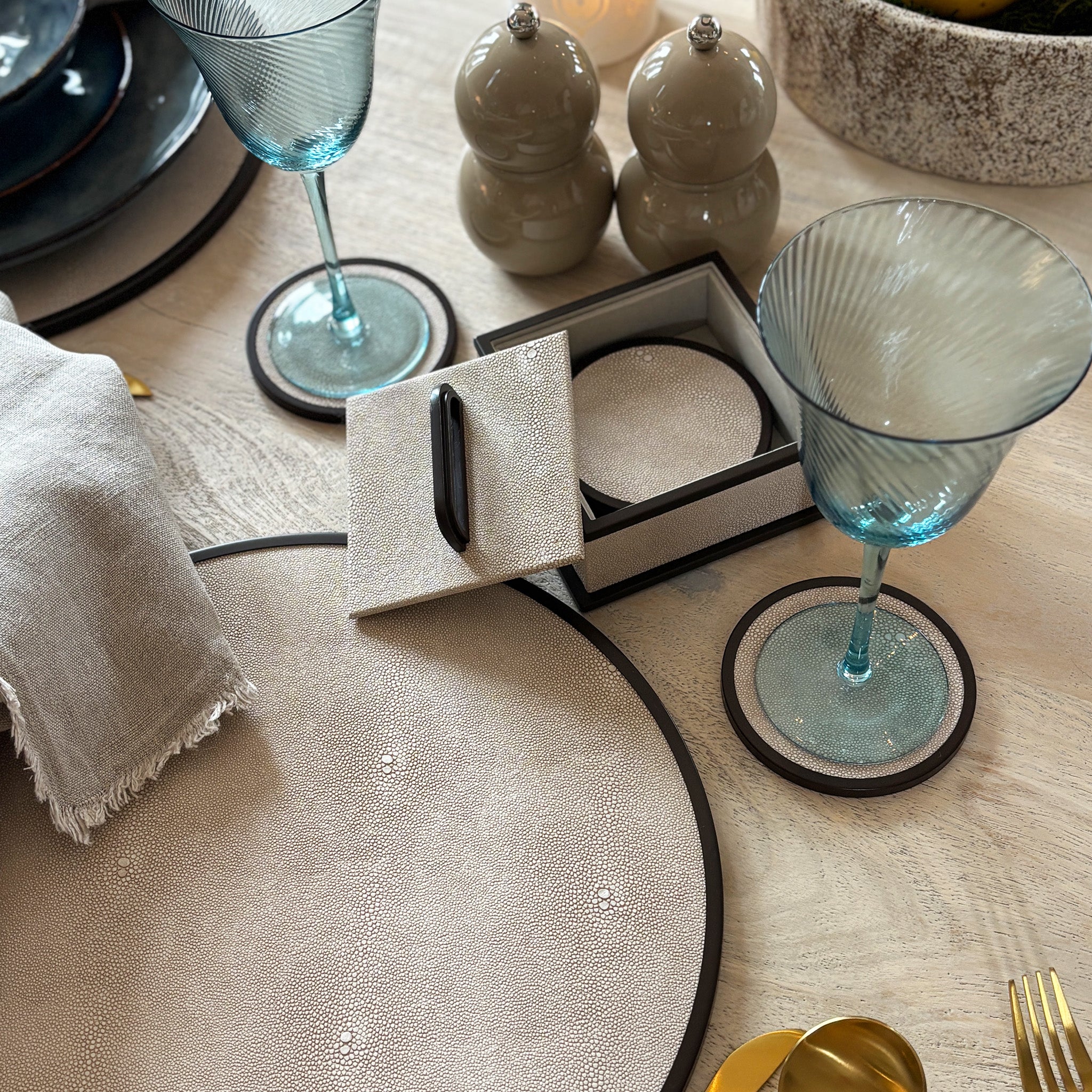 Sophie Paterson Set of 4 Shagreen Coasters