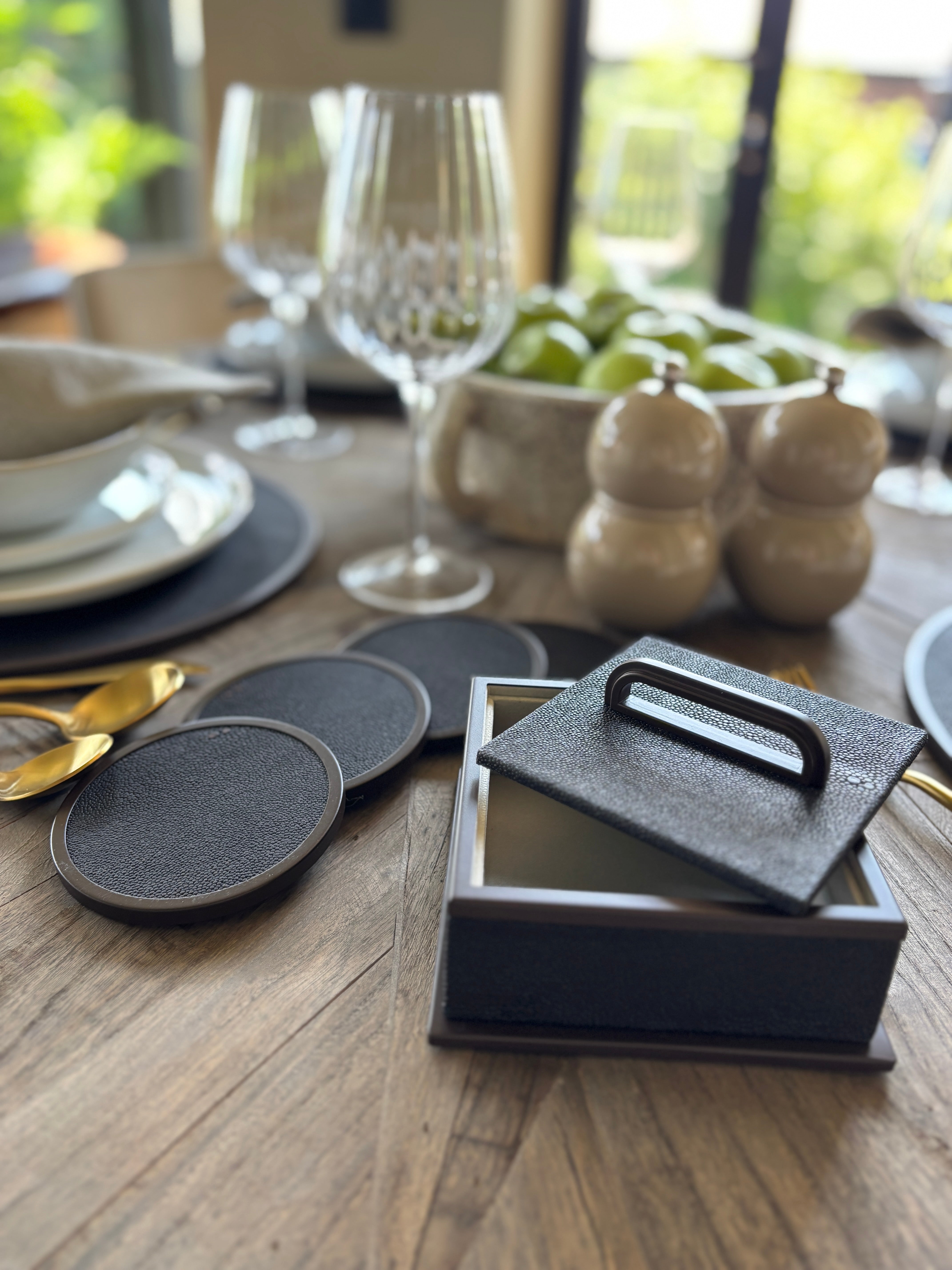 Sophie Paterson Set of 4 Shagreen Coasters