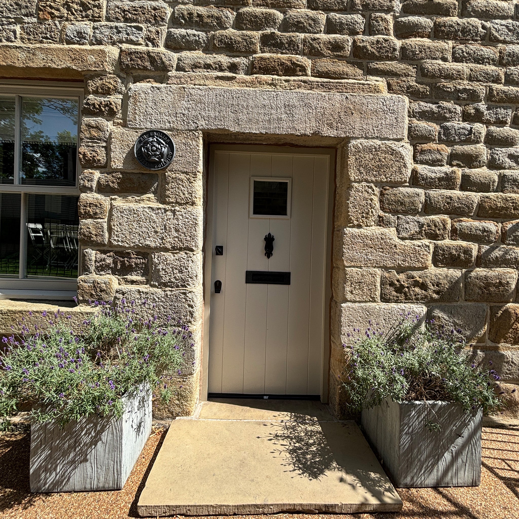 Grey Wood Effect Planter