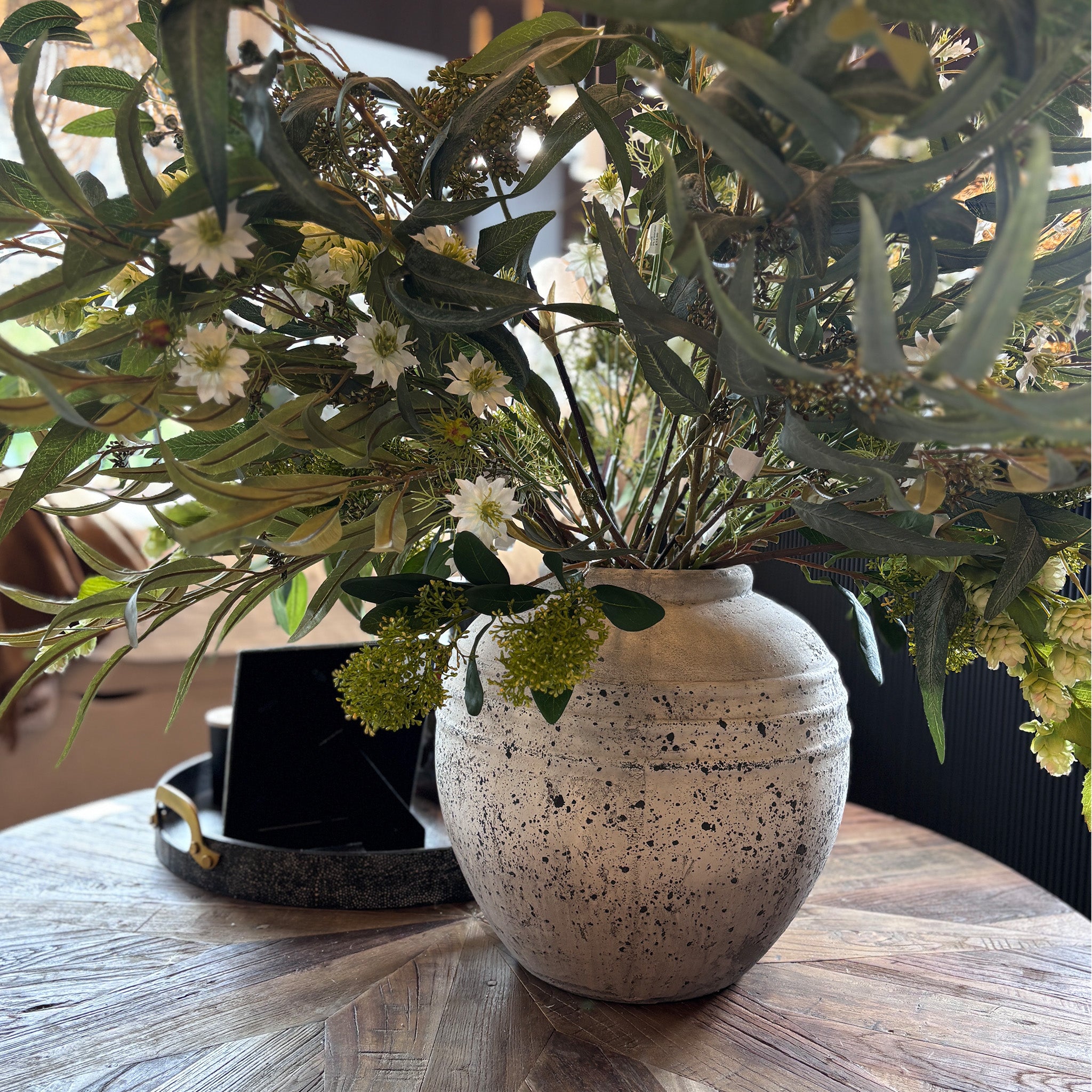 Rustic Round Vase
