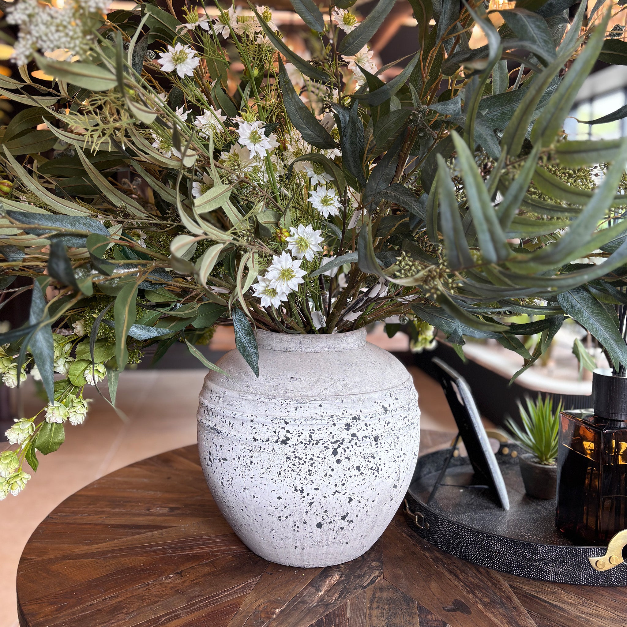 Rustic Round Vase