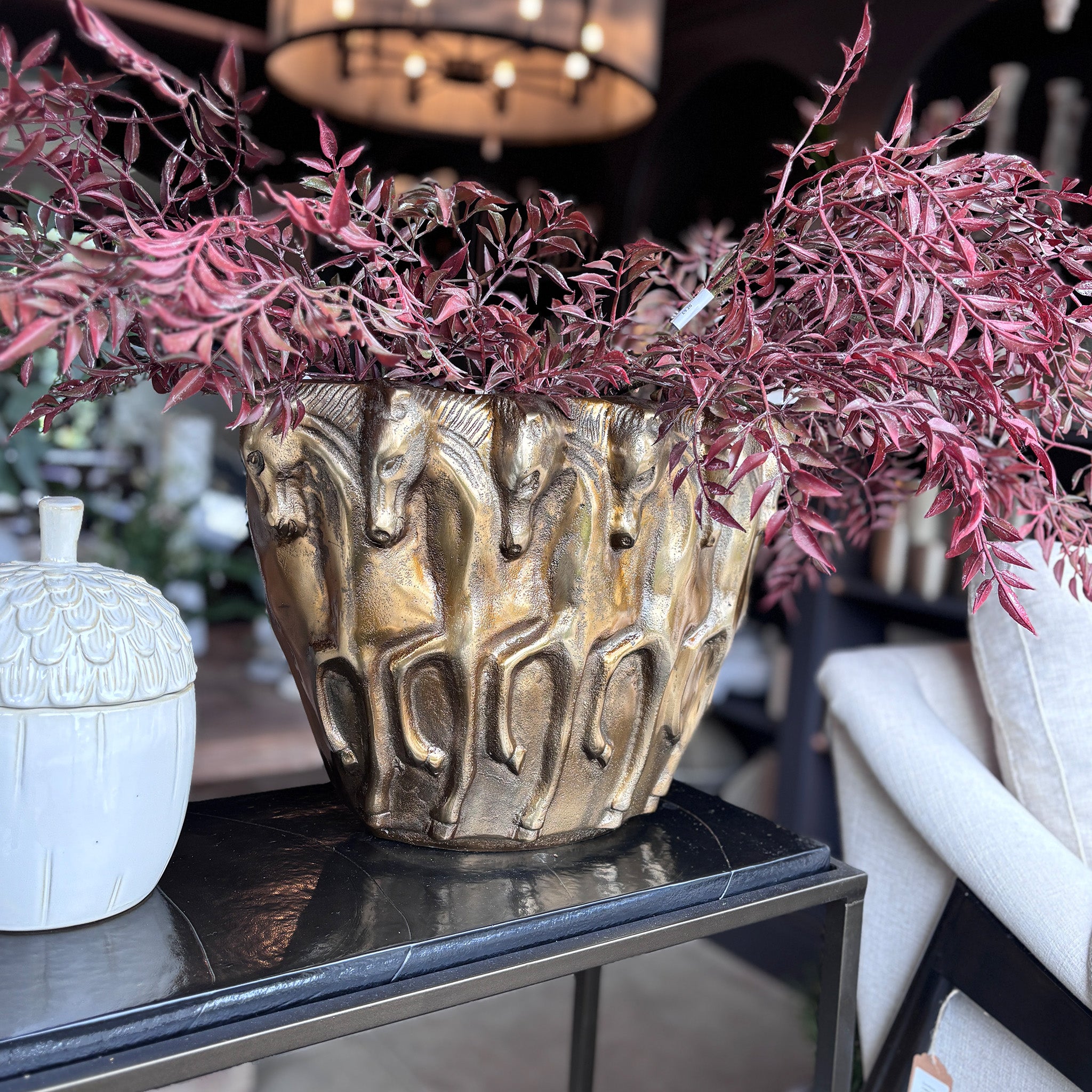 Equestrian Horse Vase
