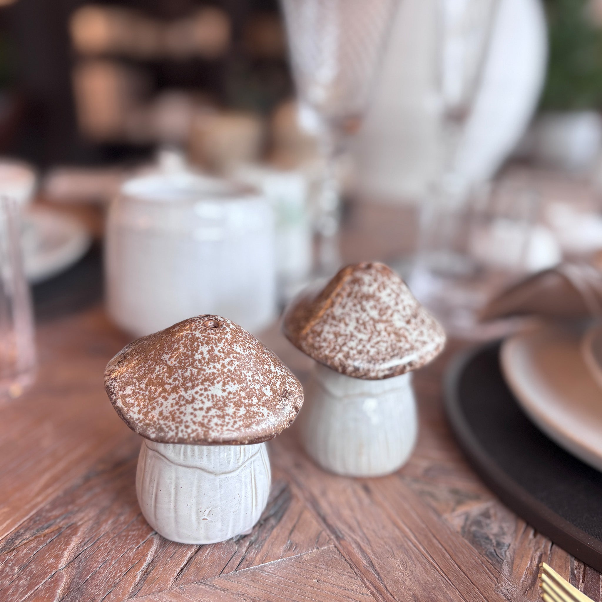 Mushroom Salt & Pepper Shaker Set