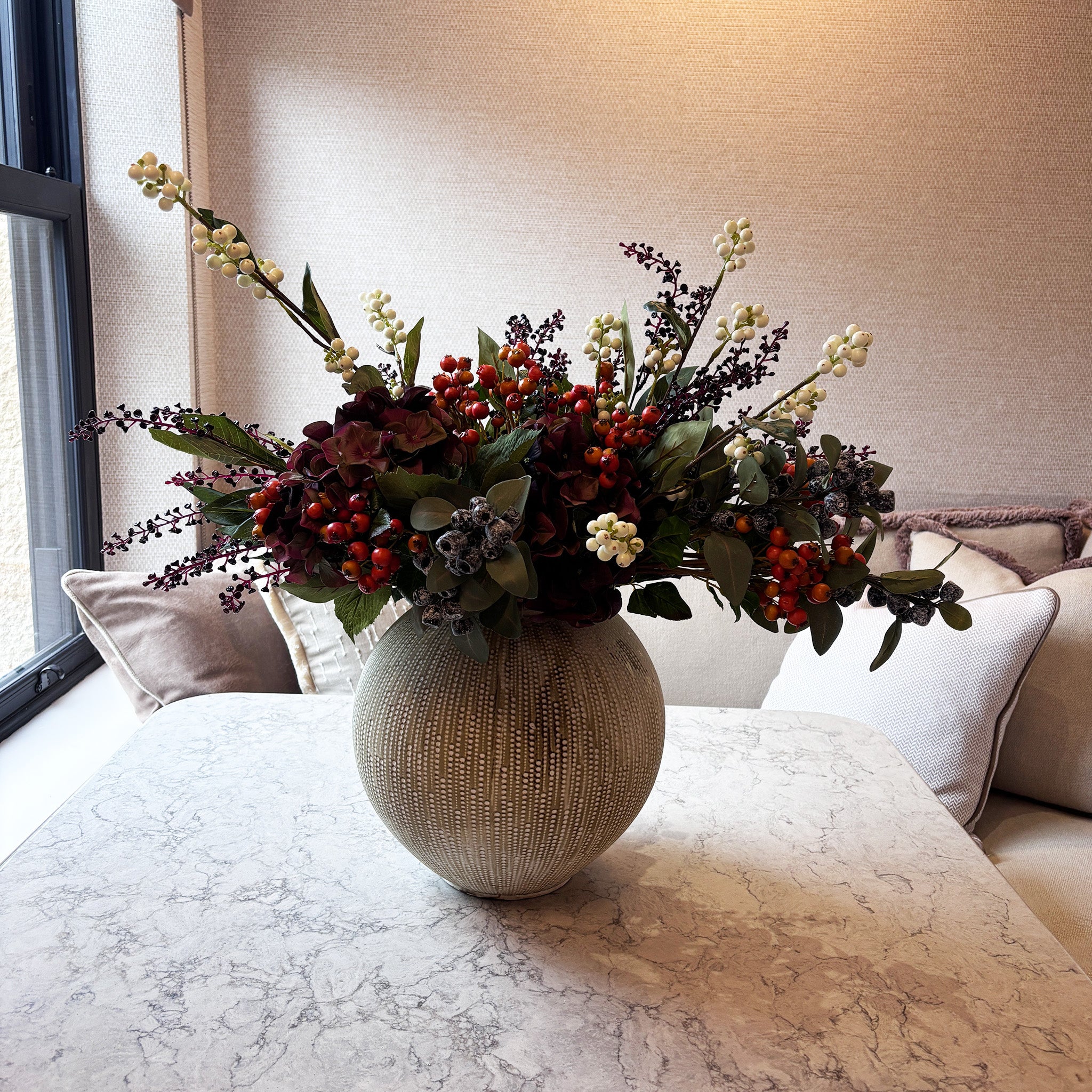 Urchin Textured Vase