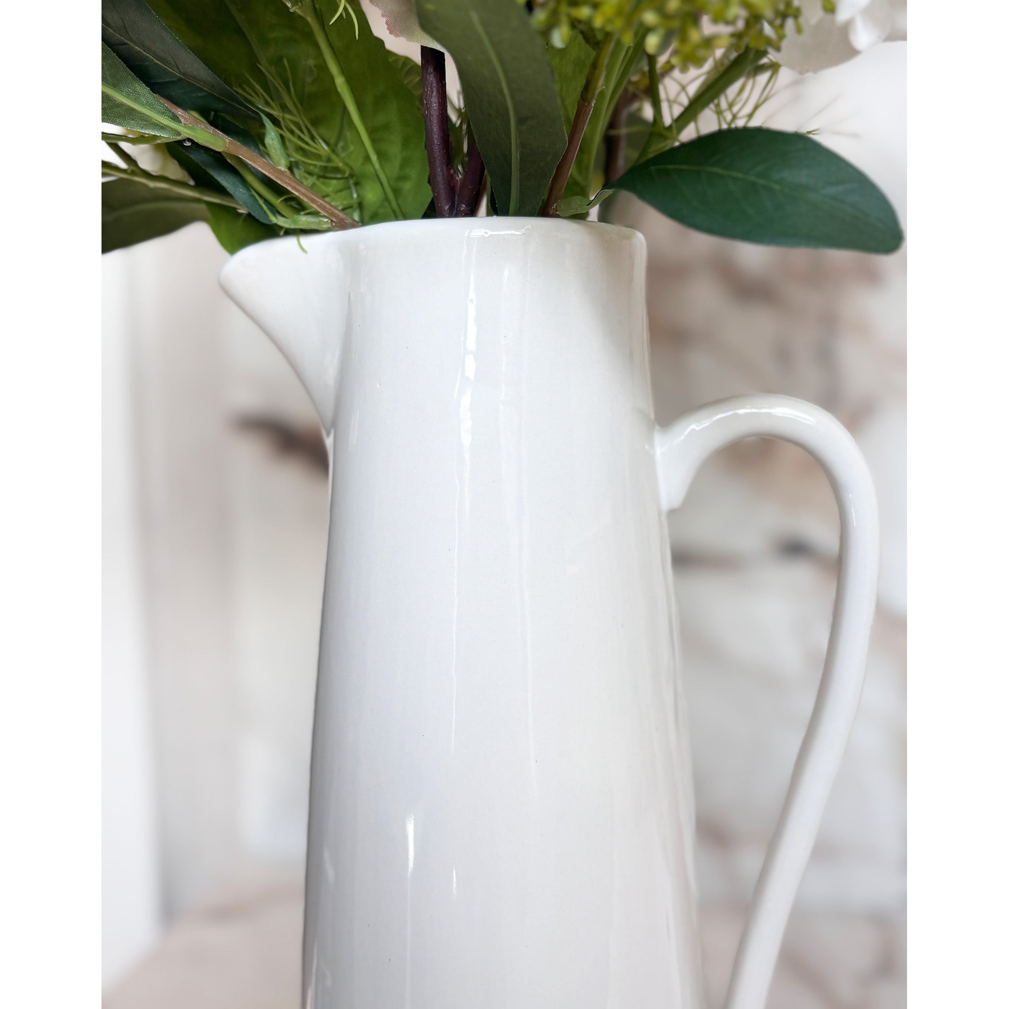 Tall White Jug
