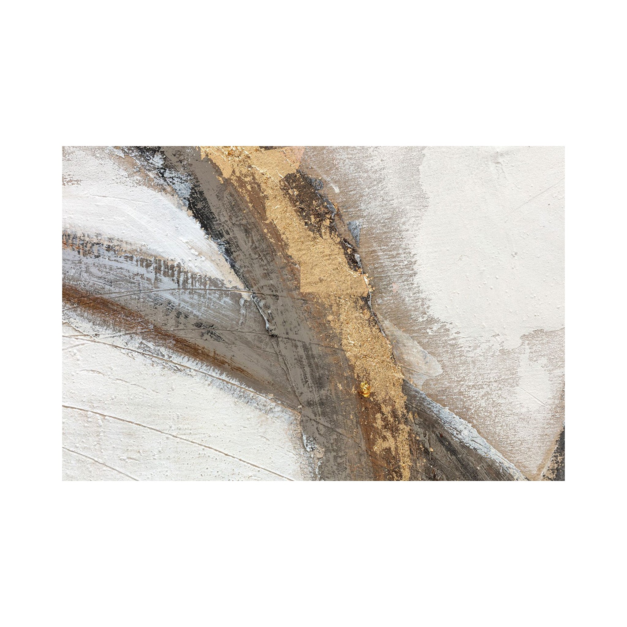 Abstract Brush Stroke Oil on Canvas