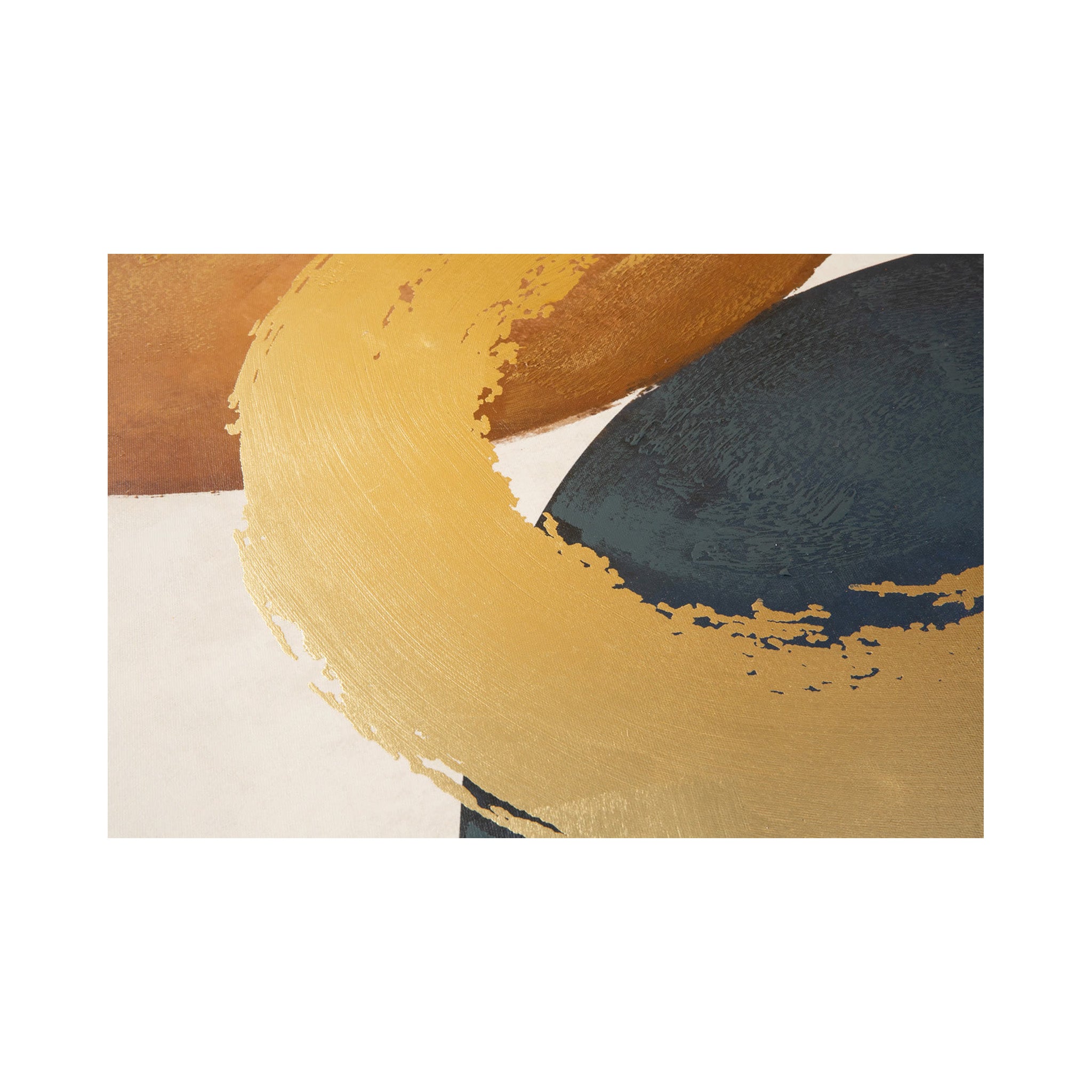 Abstract Colour Block Oil on Canvas