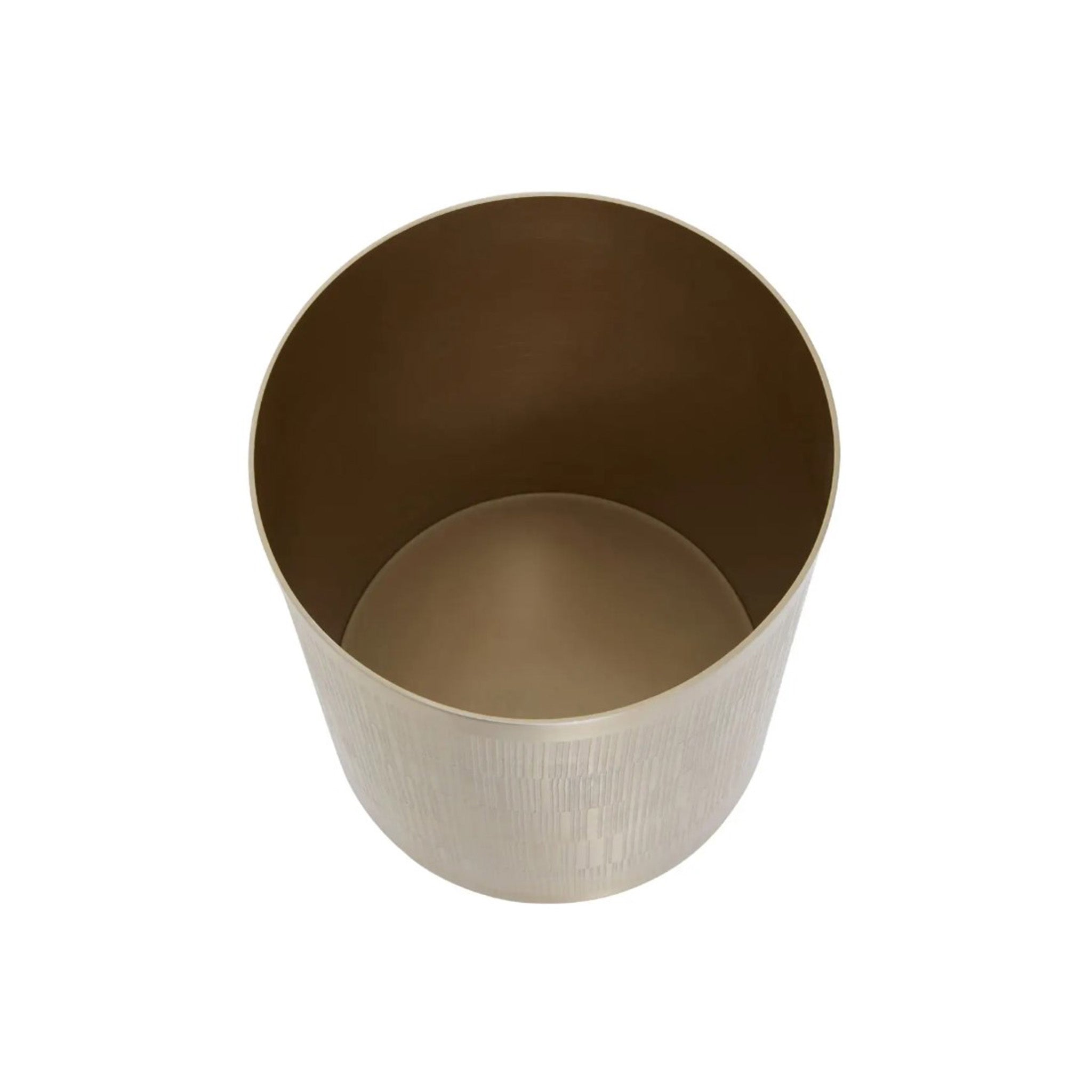 Linear Etched Pattern Waste Bin