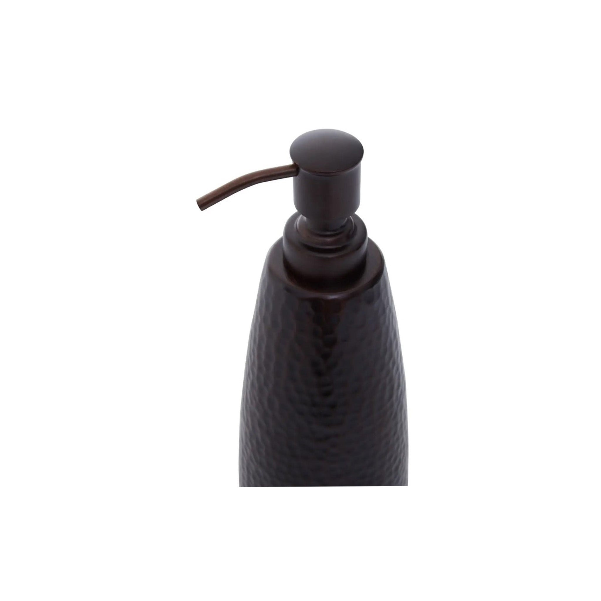 Hammered Pattern Dark Bronze Soap Dispenser