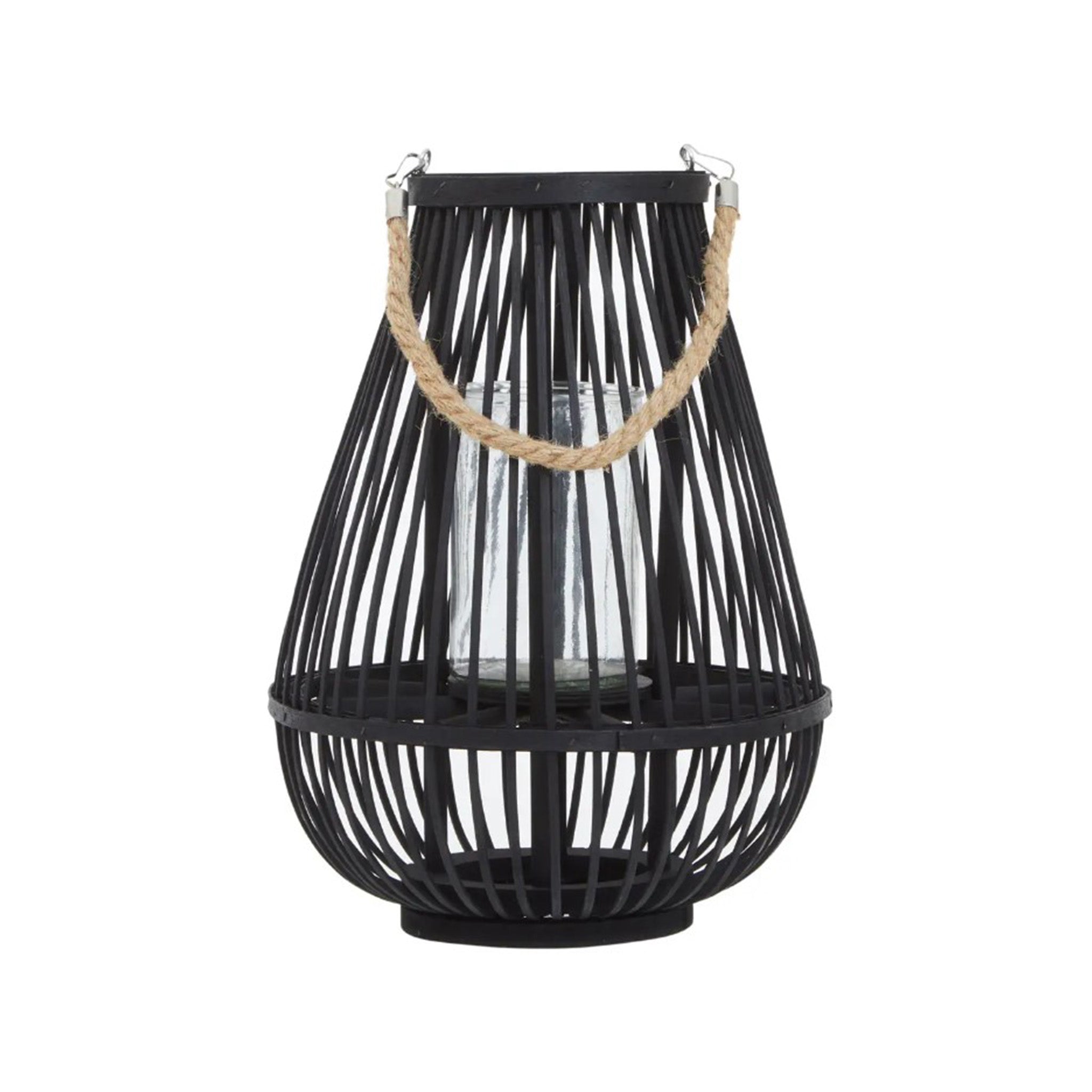 Bamboo Caged Candle Lantern