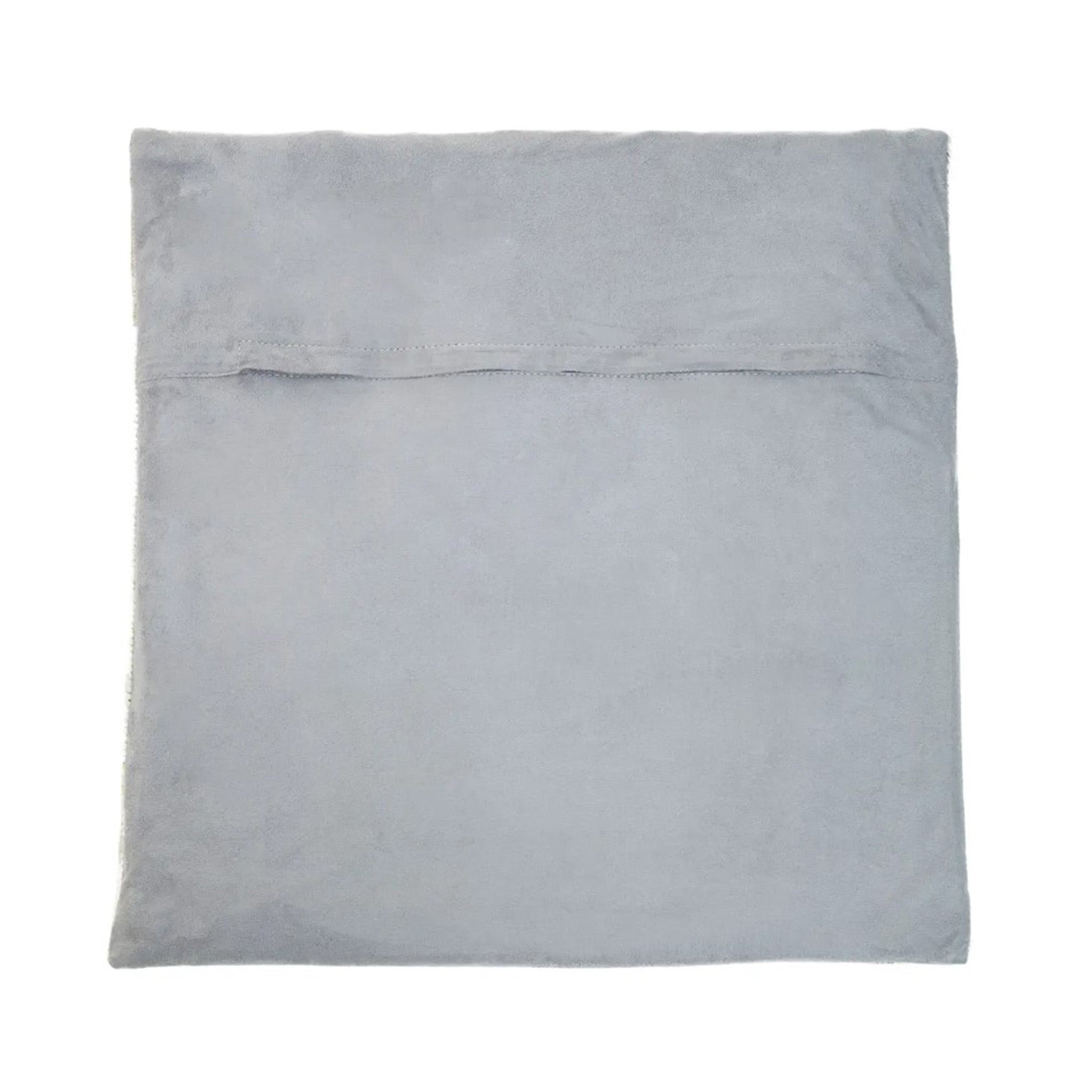 Grey Patchwork Hide Cushion