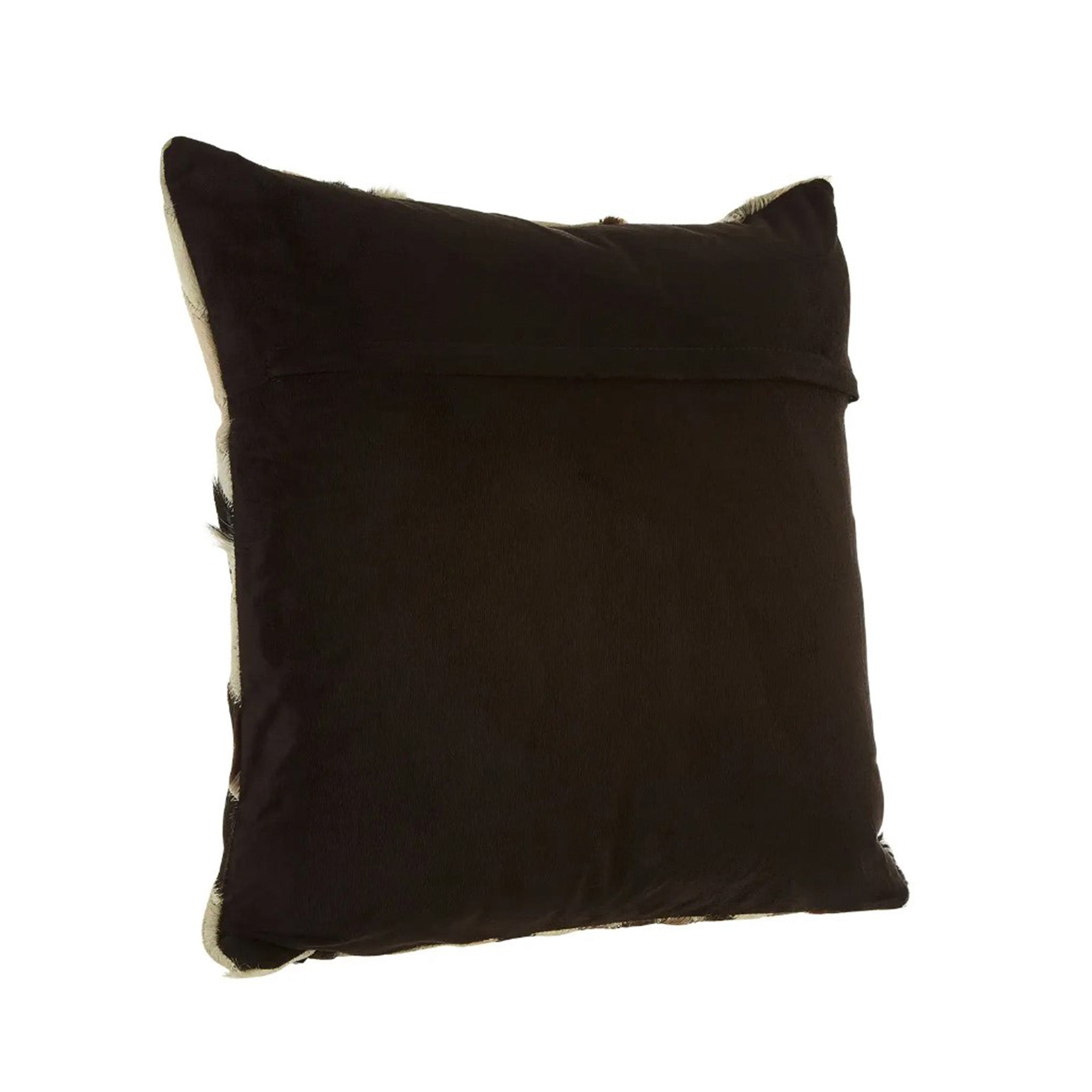 Monochrome Chevron Hide Cushion