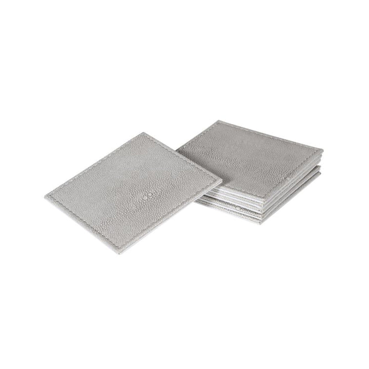 Faux Shagreen Coasters - Set of 6