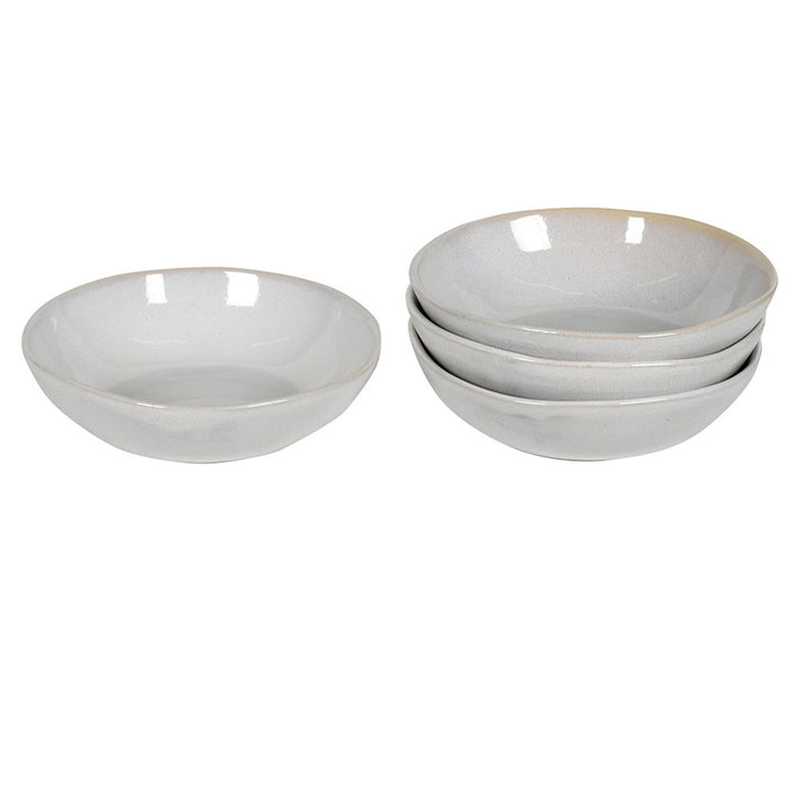 Stoneware Cream Bowls - Set of 4