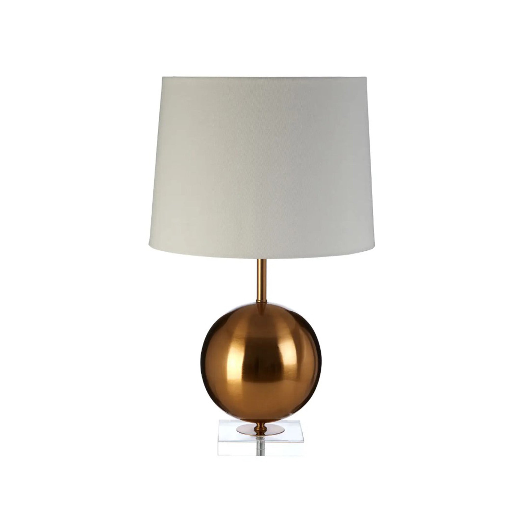 Bronze Ball Table Lamp