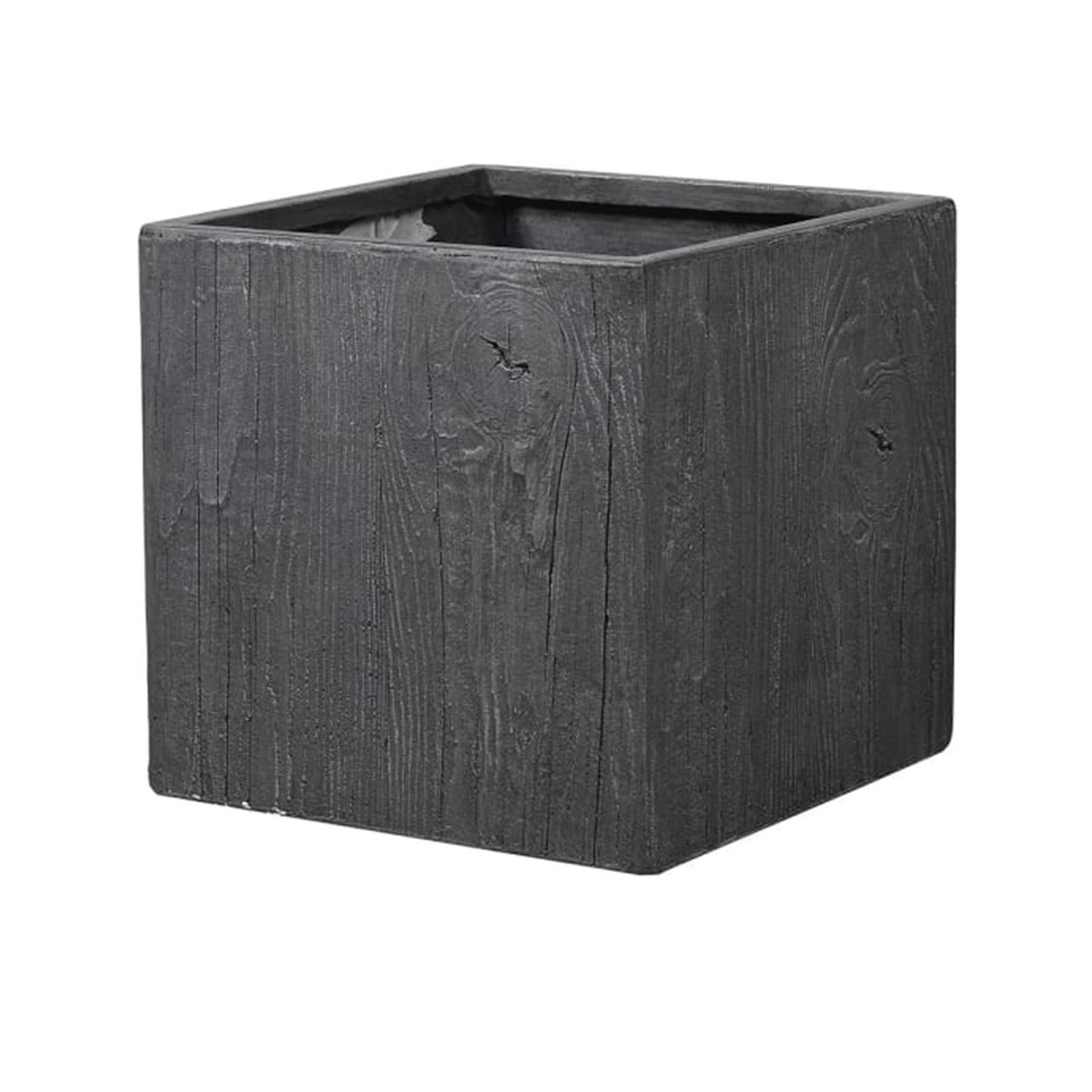 Grey Wood Effect Planter