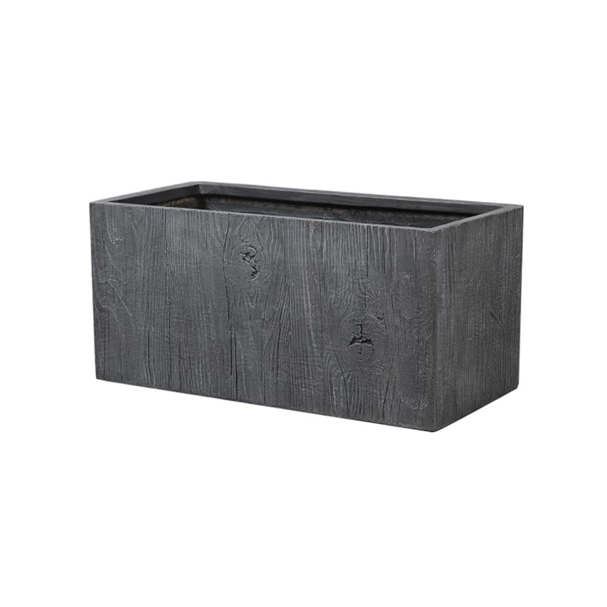Grey Wood Effect Planter