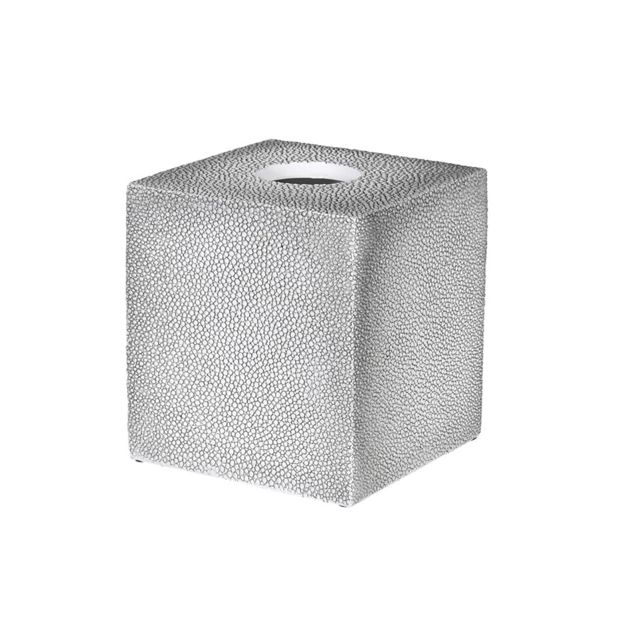 Ceramic Shagreen Effect Tissue Box